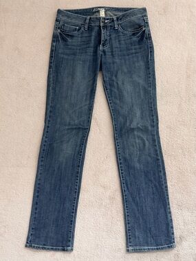 Vintage Y2K Kenneth Cole Women’s Dark Blue Low Rise Slim Straight Jeans 26